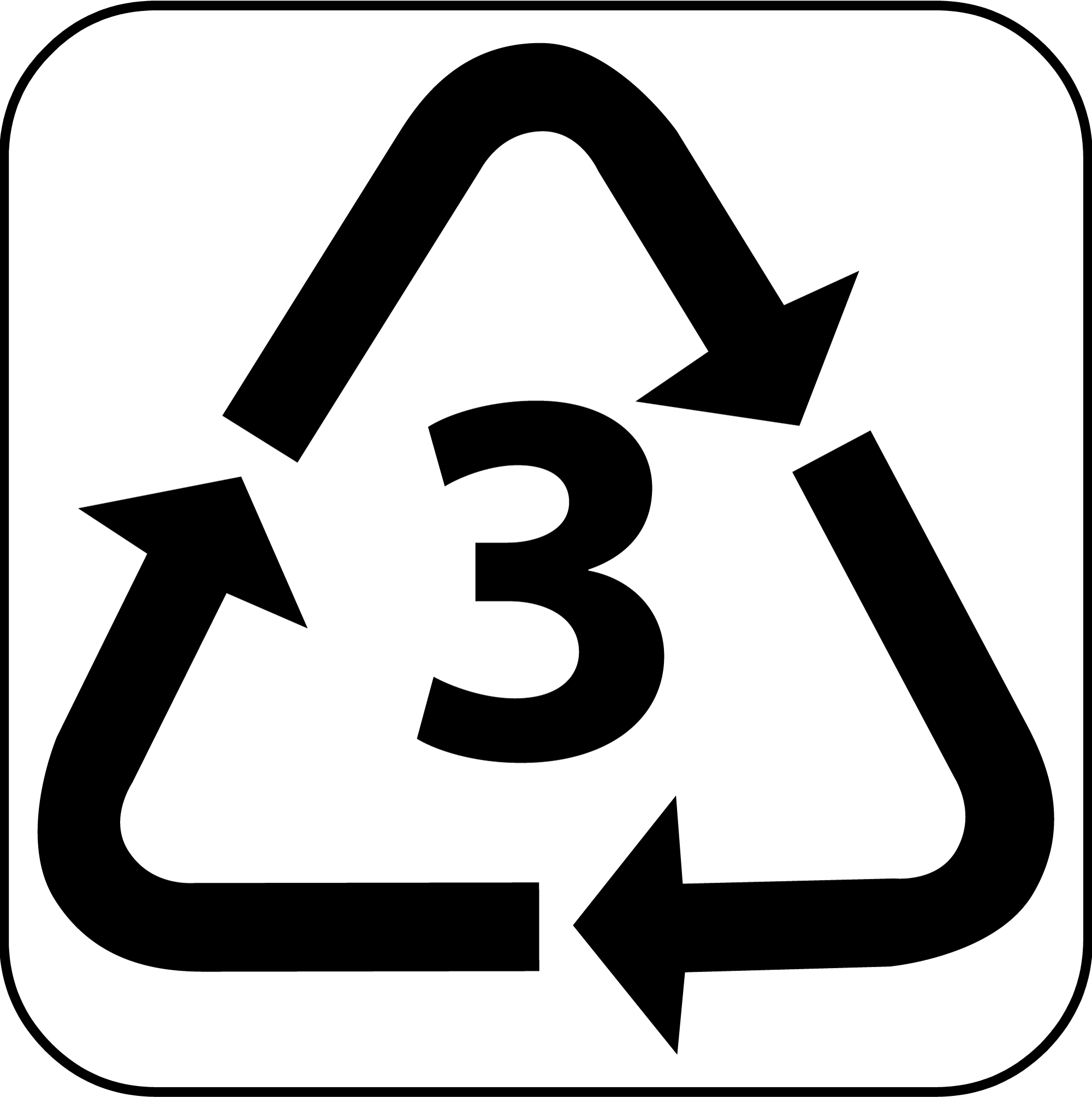 Recycling for Type-3 Plastics